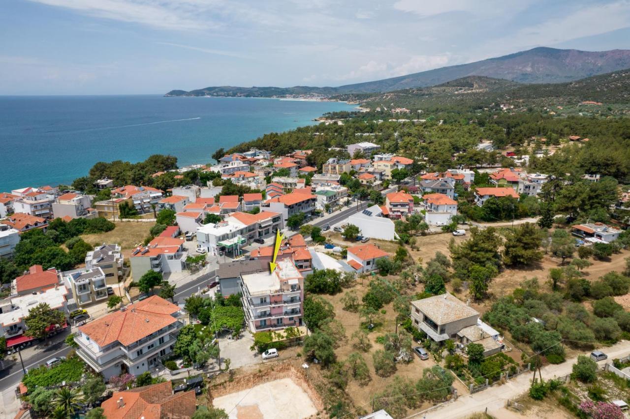 Ianos Apartments Potos Bagian luar foto