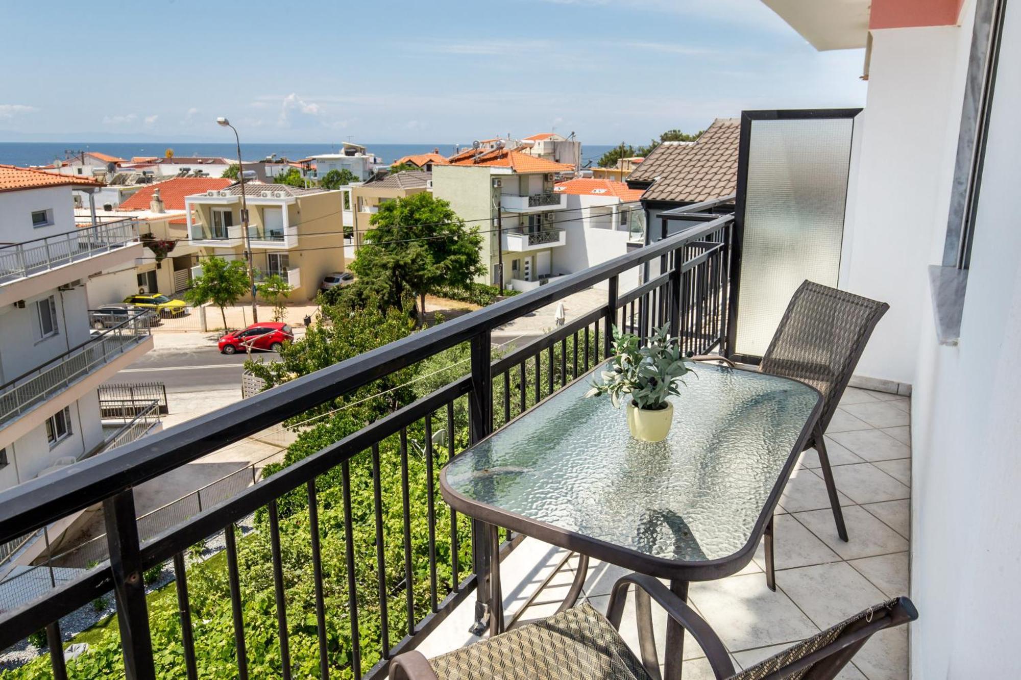 Ianos Apartments Potos Bagian luar foto